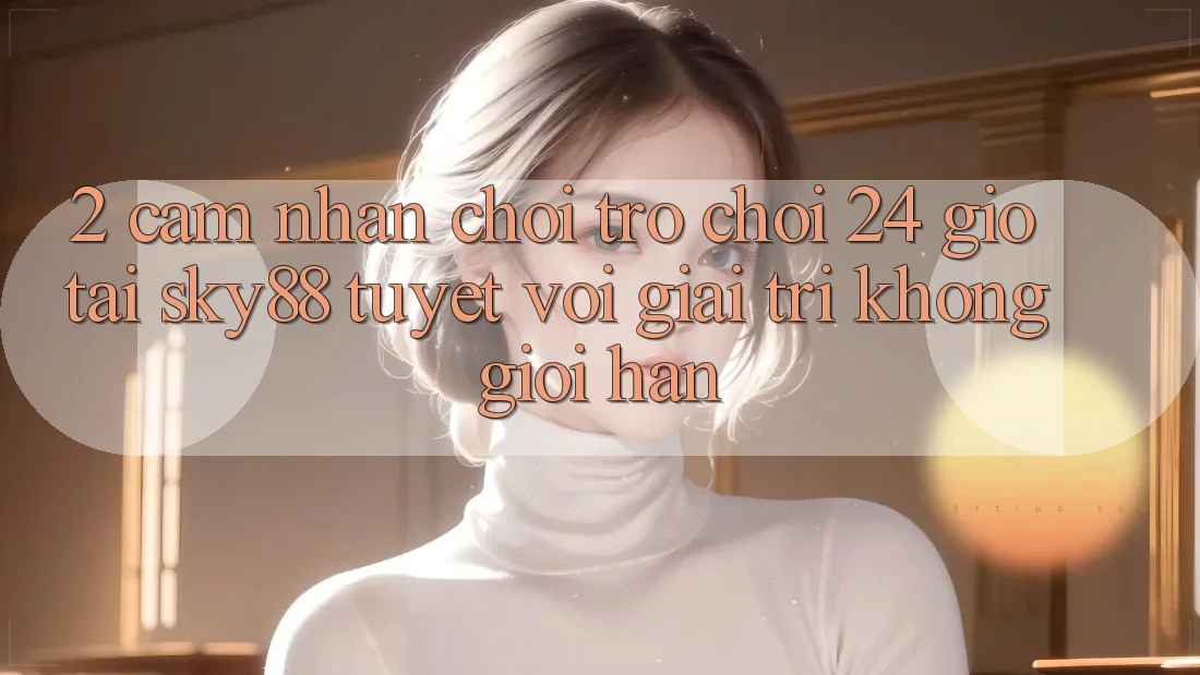 2. Cảm nhận chơi trò chơi 24 giờ tại Sky88: Tuyệt vời giải trí không giới hạn 2. Cảm nhận chơi trò chơi 24 giờ tại Sky88: Tuyệt vời giải trí không giới hạn