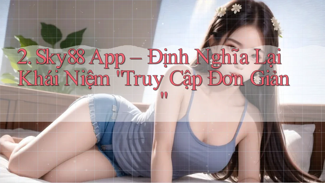 2. Sky88 App – Định Nghĩa Lại Khái Niệm “Truy Cập Đơn Giản” 2. Sky88 App – Định Nghĩa Lại Khái Niệm “Truy Cập Đơn Giản”