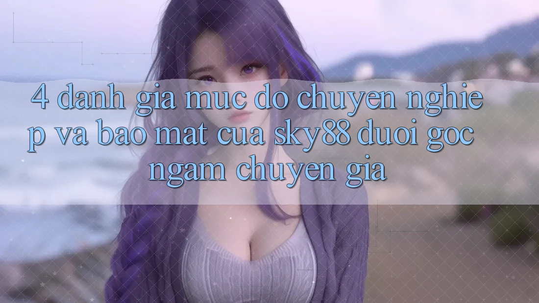 4. Đánh giá mức độ chuyên nghiệp và bảo mật của Sky88 dưới góc ngắm chuyên gia