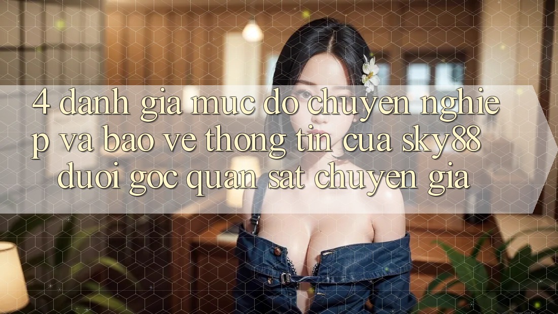 4. Đánh giá mức độ chuyên nghiệp và bảo vệ thông tin của Sky88 dưới góc quan sát chuyên gia