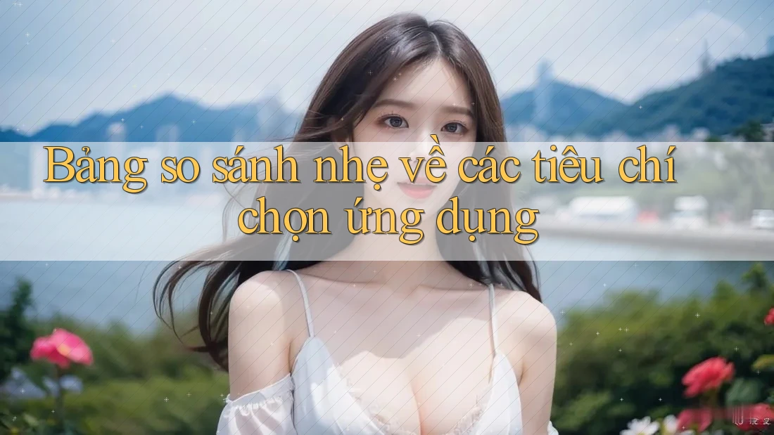 Bảng so sánh nhẹ về các tiêu chí chọn ứng dụng Bảng so sánh nhẹ về các tiêu chí chọn ứng dụng