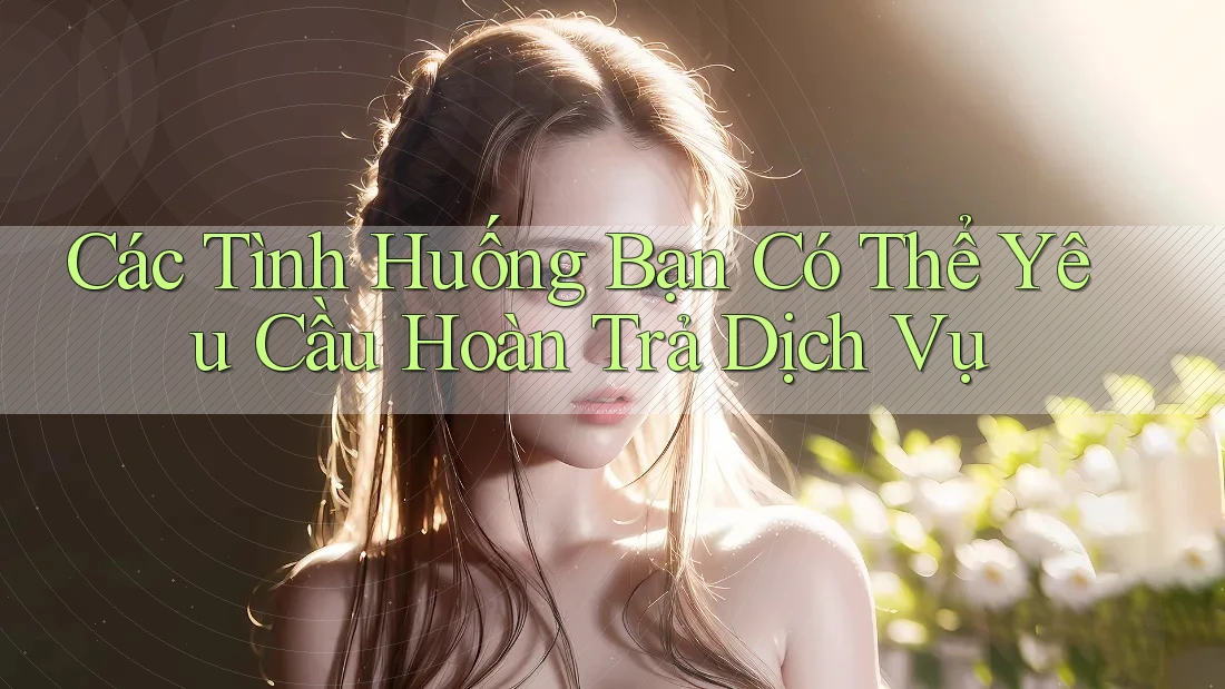 Các Tình Huống Bạn Có Thể Yêu Cầu Hoàn Trả Dịch Vụ