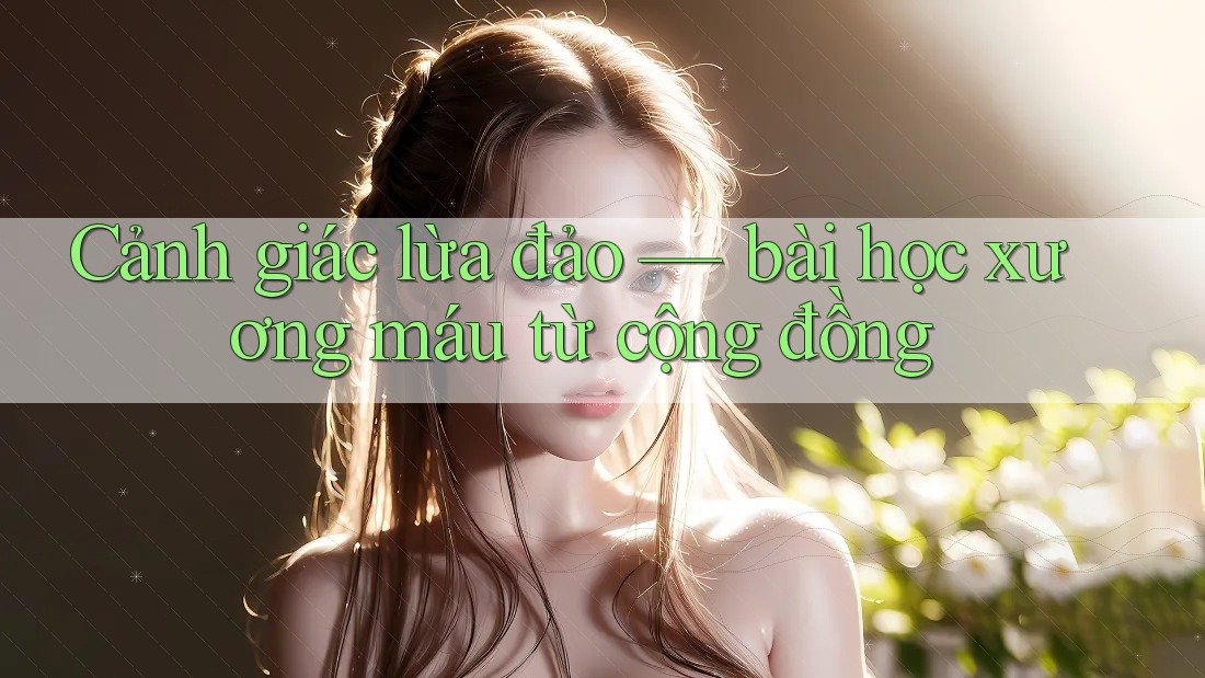 Cảnh giác lừa đảo – Bài học xương máu từ cộng đồng