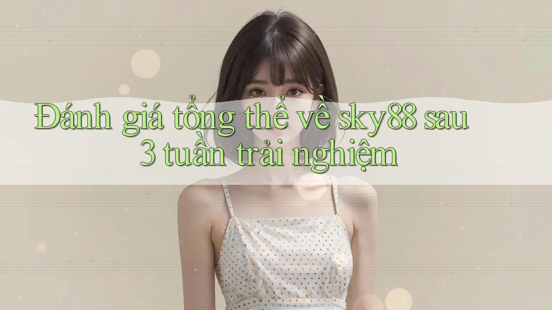 Đánh giá tổng thể về sky88 sau 3 tuần trải nghiệm Đánh giá tổng thể về sky88 sau 3 tuần trải nghiệm
