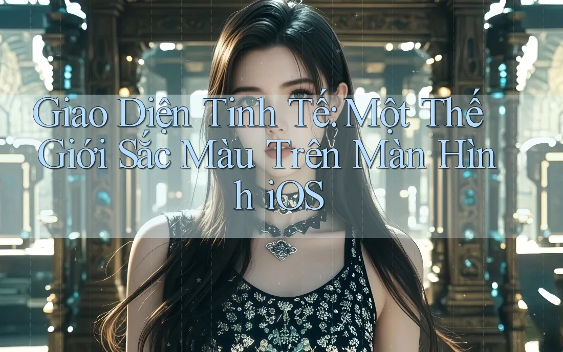 Giao Diện Tinh Tế: Một Thế Giới Sắc Màu Trên Màn Hình iOS