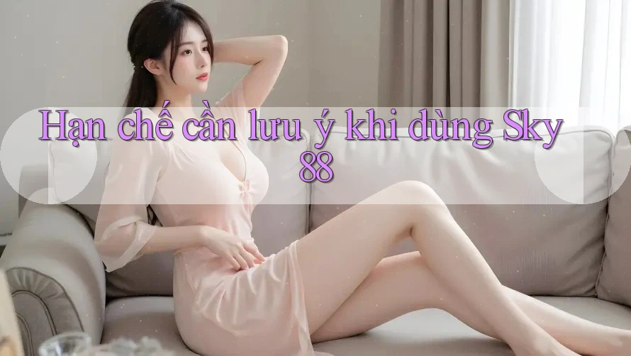 Hạn chế cần lưu ý khi dùng sky88 Hạn chế cần lưu ý khi dùng sky88