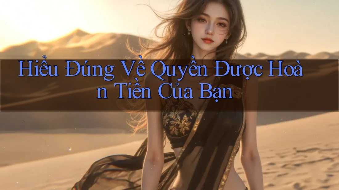 Hiểu Đúng Về Quyền Được Hoàn Tiền Của Bạn