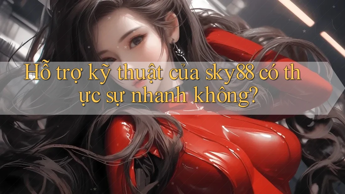 Hỗ trợ kỹ thuật của sky88 có thực sự nhanh không?