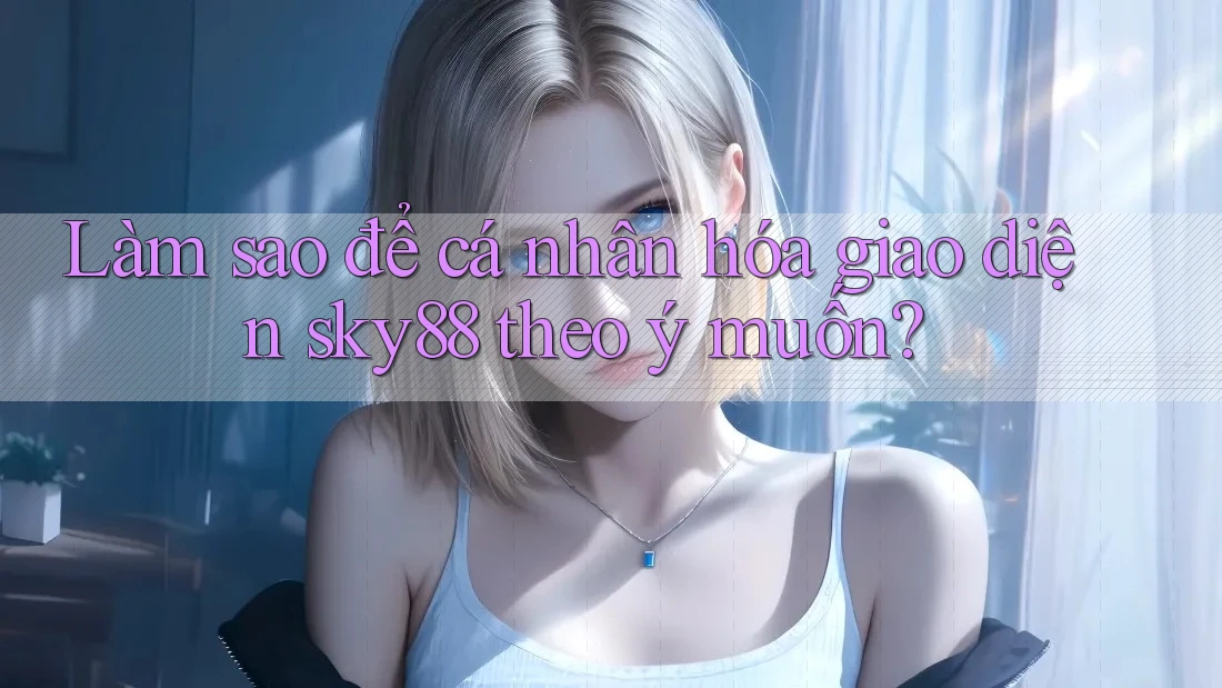 Làm sao để cá nhân hóa giao diện sky88 theo ý muốn? Làm sao để cá nhân hóa giao diện sky88 theo ý muốn?