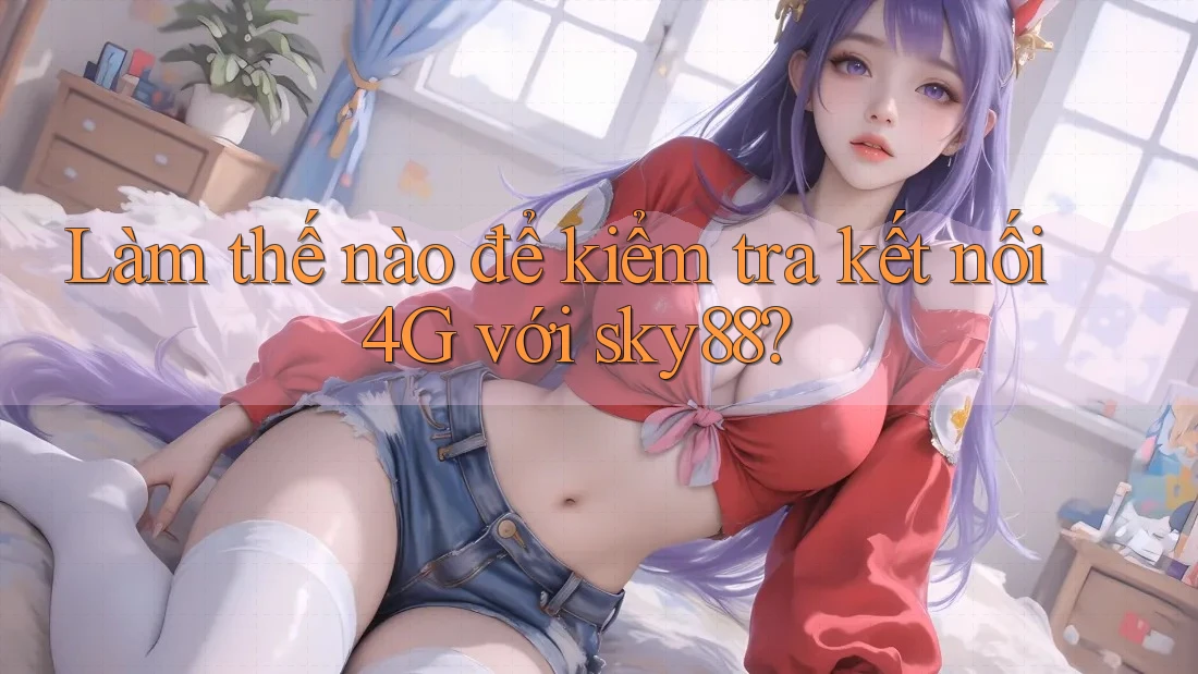 Làm thế nào để kiểm tra kết nối 4G với sky88?
