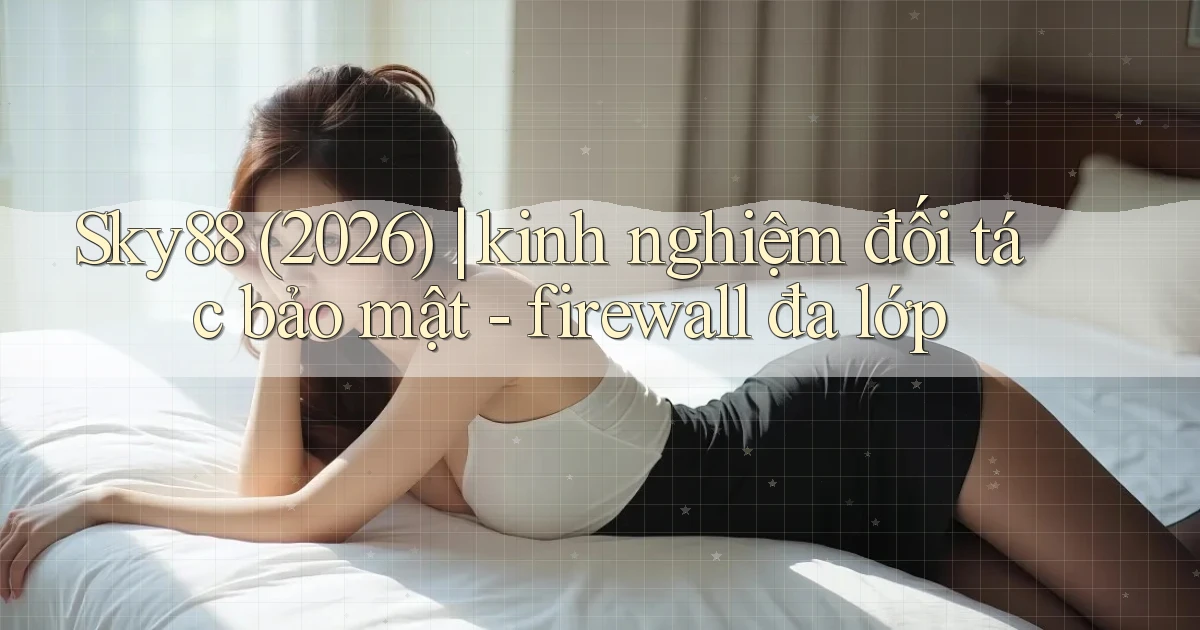 Sky88 (2026) kinh nghiệm đối tác bảo mật   firewall đa lớp