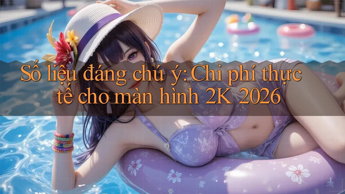 Số liệu đáng chú ý: Chi phí thực tế cho màn hình 2K 2026 Số liệu đáng chú ý: Chi phí thực tế cho màn hình 2K 2026
