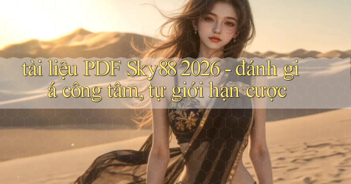 tài liệu PDF Sky88 2026   đánh giá công tâm, tự giới hạn cược