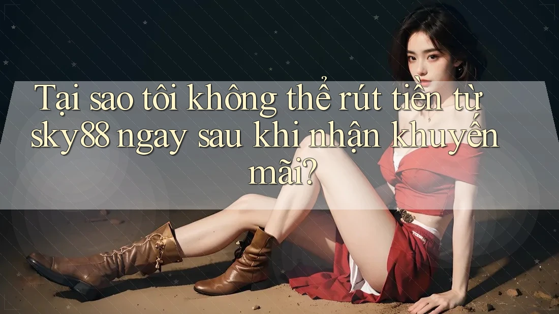 Tại sao tôi không thể rút tiền từ sky88 ngay sau khi nhận khuyến mãi? Tại sao tôi không thể rút tiền từ sky88 ngay sau khi nhận khuyến mãi?